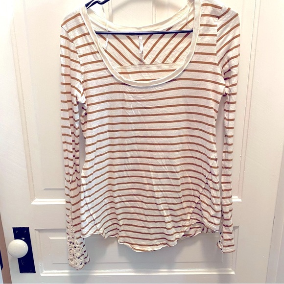 Free People Tops - Free People Scoopneck Longsleeve Tee Shirt